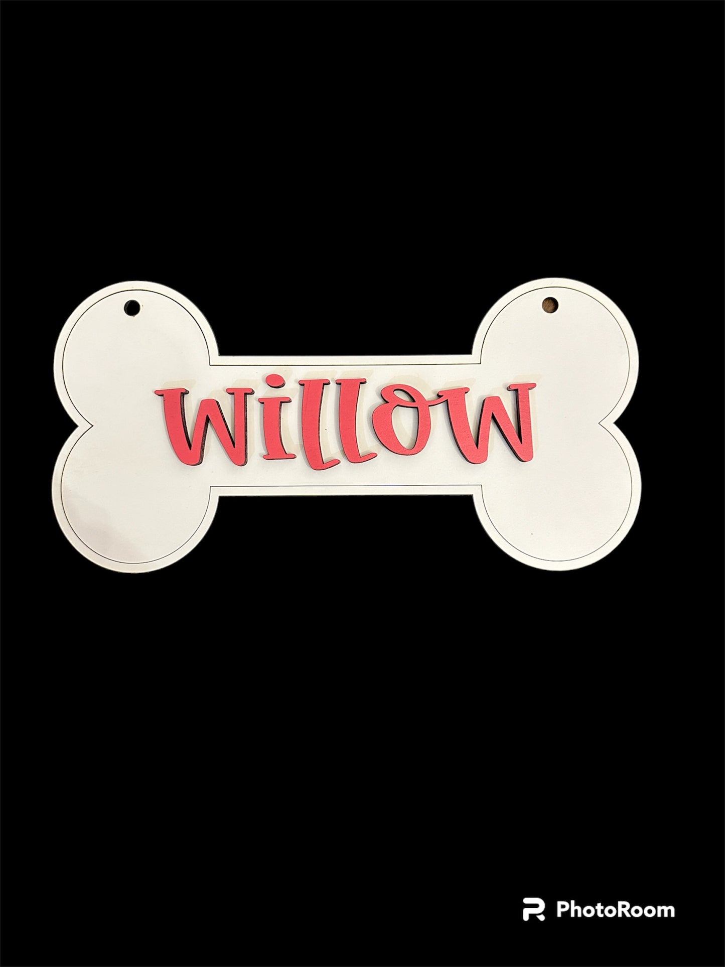 Dog Kennel name tag misc