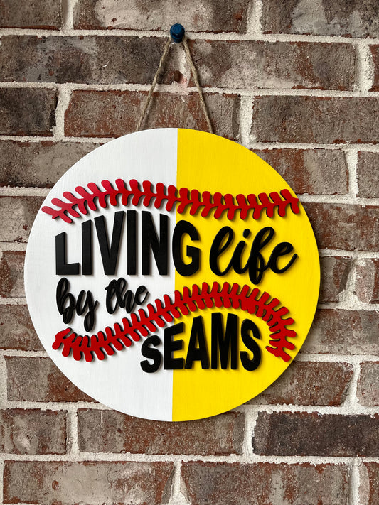 Baseball Softball Door Hanger